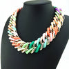 Colorful Resin Choker Necklace/Bracelet Elegant Fashion Jewelry