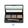 Waterproof 3-Color Eye Shadow Eyebrow Powder